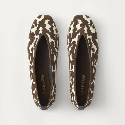 The Max Square Ballerina - ReVelvet™ Dark Rodeo | Rothy's