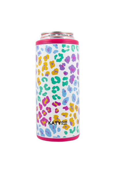 Pastel Leopard Can Cooler Beer Can | Katydid.com