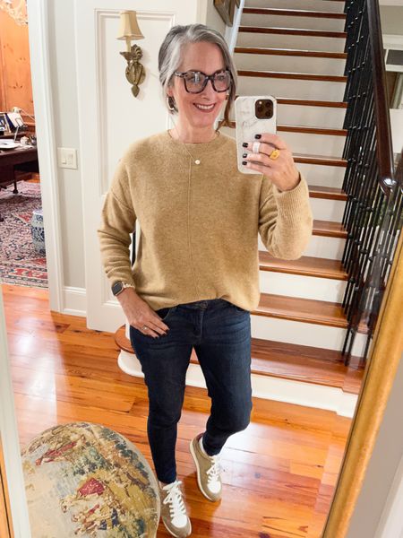 I live in jeans! This is the perfect weekend look complete with Birdie’s sneakers and a Sam’s Club camel sweater. 

#LTKSeasonal #LTKstyletip #LTKshoecrush
