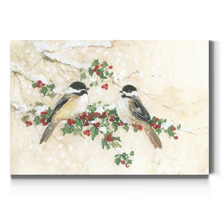 Moonlit Skaters-Premium Gallery Wrapped Canvas - Ready to Hang - On Sale - Overstock - 29626474 | Bed Bath & Beyond