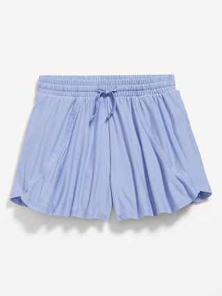 High-Waisted Cloud 94 Soft Go-Dry Shorts for Girls | Old Navy (US)