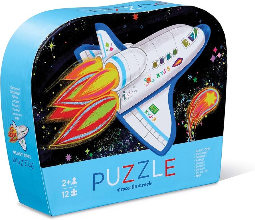 Crocodile Creek - Blast Off - Mini Jigsaw Puzzle, 12 Piece, for Kids Ages 2 Years & Up… | Amazon (US)