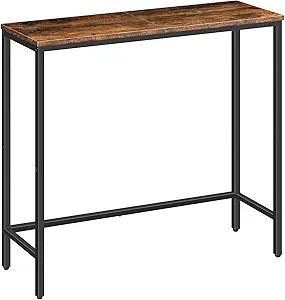 HOOBRO Narrow Console Table, 29.5" Entryway Small Sofa Side Display for Hallway, Bedroom, Living ... | Amazon (US)