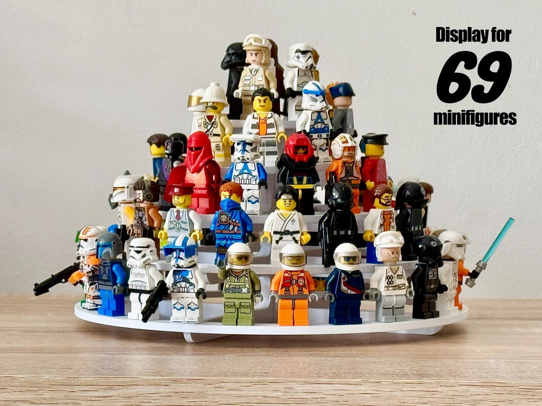 Circular Display Stand Suitable for 69 Lego Mini Figures - Etsy | Etsy (US)