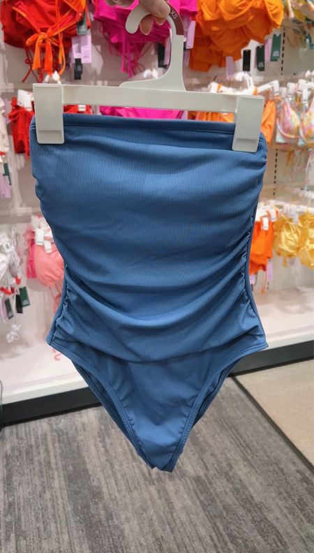 New ribbed strapless one piece swimsuits at Target

#LTKfindsunder50 #LTKfindsunder100 #LTKswim