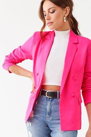 Notched Collar Blazer | Forever 21 (US)