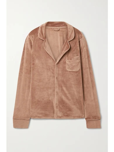 SKIMS - Velour Sleep Shirt - Sienna | NET-A-PORTER (US)