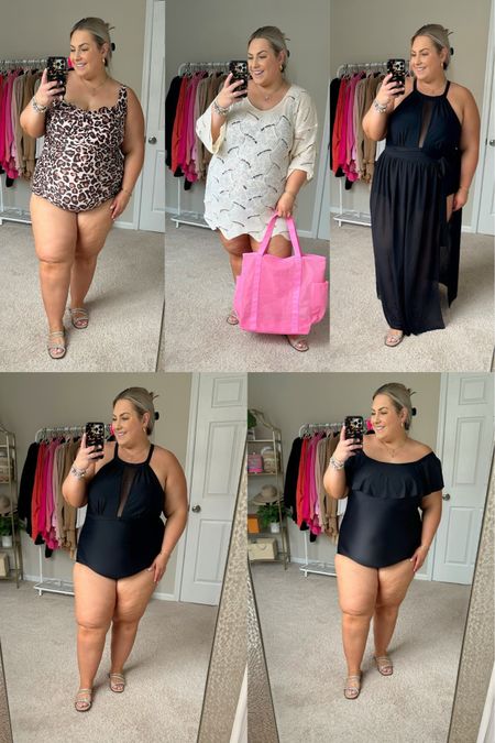 Amazon swim favs! Wearing the 20 in the suits and 3X in the coverup 💕

#LTKstyletip #LTKplussize #LTKswim
