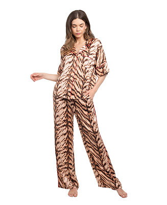 Women's 2-Piece Printed Pajama Set | Macy's