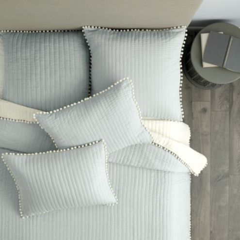 Audree Pom Pom Quilted Bedding | Ballard Designs, Inc.