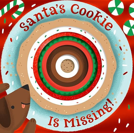 Santa's Cookie Is Missing!: Board Book with Die-Cut Reveals: A Christmas Holiday Book for Kids   ... | Amazon (US)