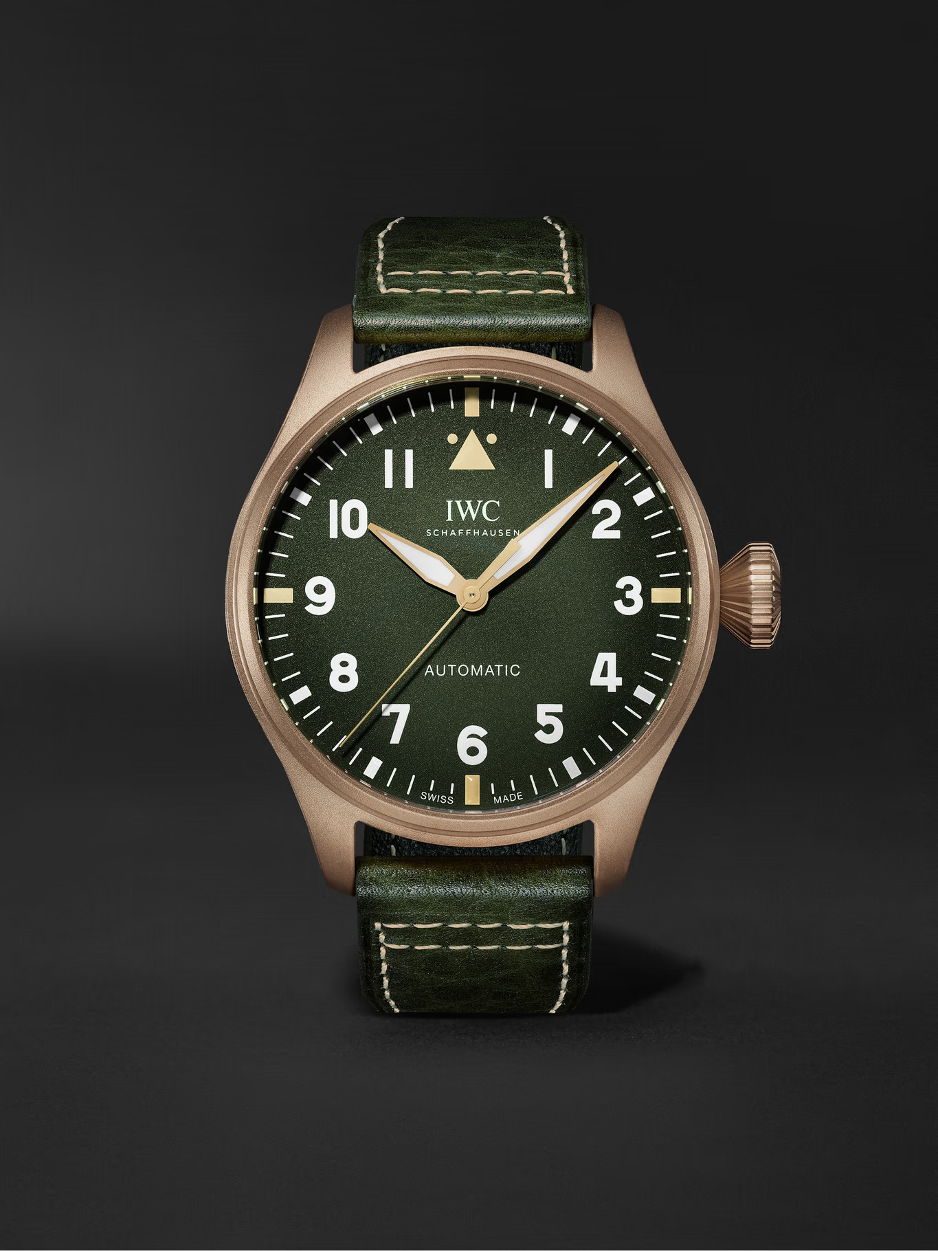 Big Pilot's Spitfire Automatic 43mm Bronze and Leather Watch, Ref. No. IW329702 | Mr Porter (UK)