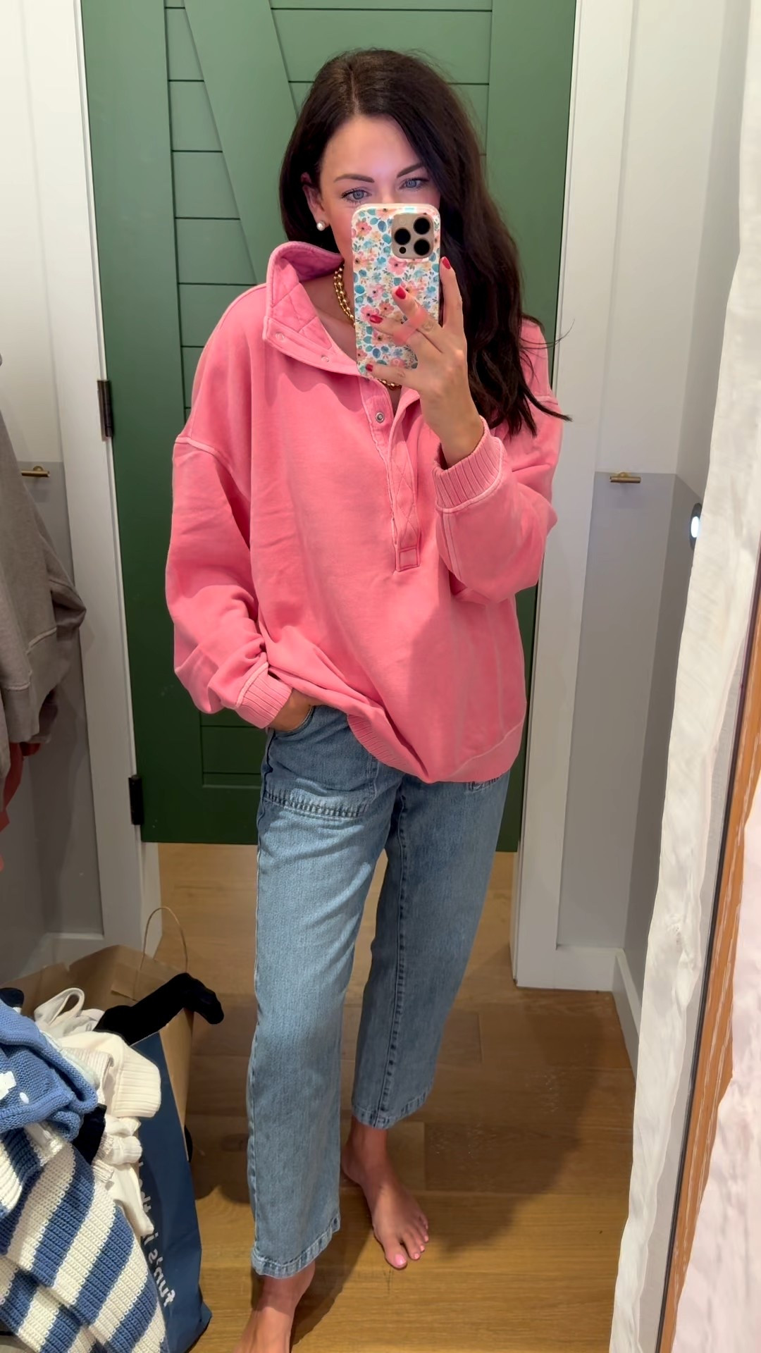 Restocked and on sale! The pink and the quarter snap is now back in all sizes! I prefer the extra small this does run very big. 

#LTKSaleAlert #LTKFindsUnder50 #LTKSeasonal