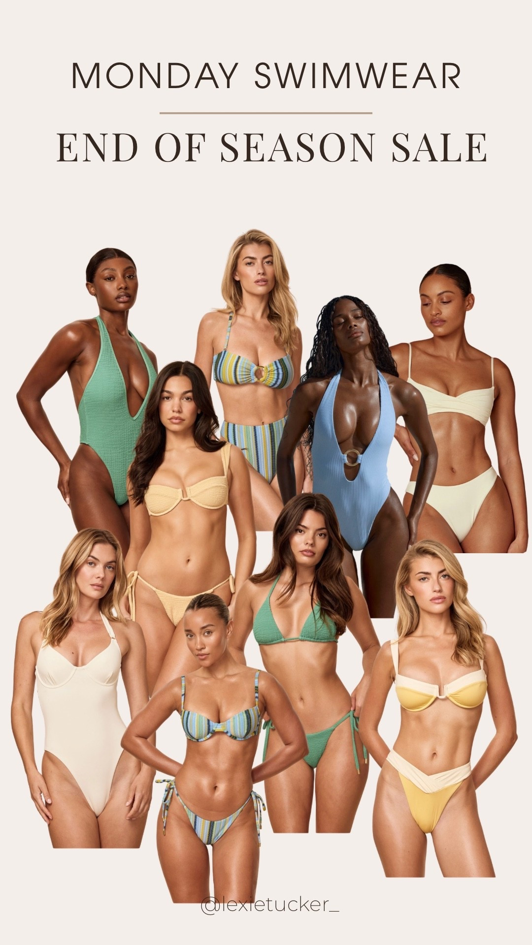 My favorite swim brand! 

50% off for end of season!