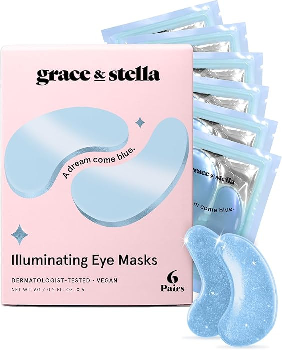 grace & stella Award Winning Under Eye Mask Reduce Dark Circles, Puffy Eyes, Undereye Bags, Wrink... | Amazon (US)