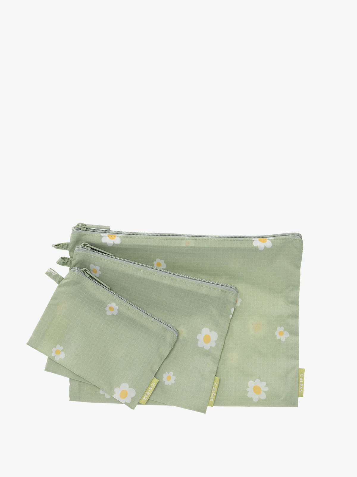 Compakt Zippered Pouch Set in Daisy | CALPAK Travel