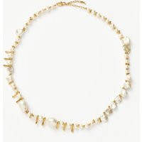 Mixed Pearl Statement Beaded Necklace | 18k Gold Plated/Pearl | Missoma US