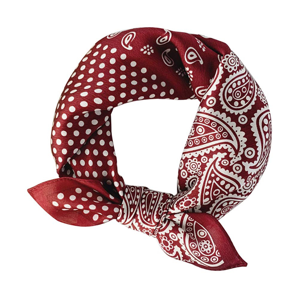 MEISEE Mulberry Silk Scarfs Women Small Square Scarf 21" x 21" Breathable Lightweight Neckerchief... | Amazon (US)