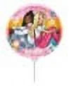 Unique Barbie & Friend Foil Balloon with Stick, Birthday Party, Glam Plastic/Foil, 9" | Walmart (US)