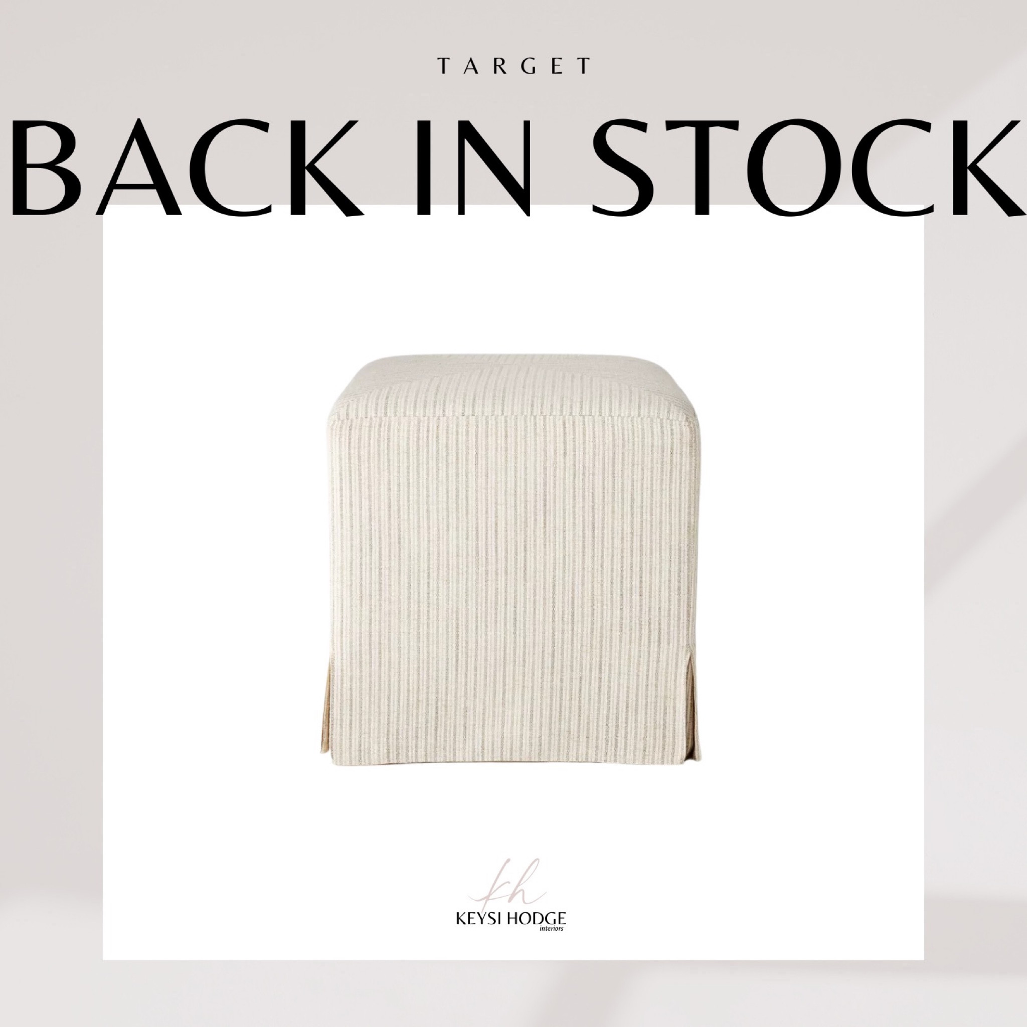 Slipcover ottoman, slipcover cube, decorative cube, home decor, striped patter ottoman, striped cube, neutral ottoman, target ottoman, amazon best seller, studio mcgee furniture

#LTKFind #LTKhome