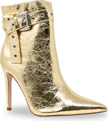 Grommet Buckle Pointed Toe Bootie (Women) | Nordstrom Rack