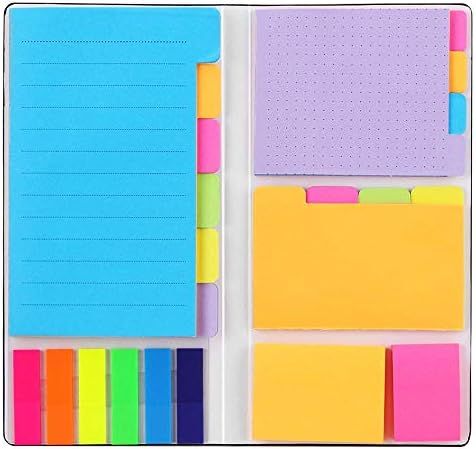 Sticky Notes Set, Hommie Colored Divider Self-Stick Notes Pads Bundle, Prioritize with Color Coding, | Amazon (US)