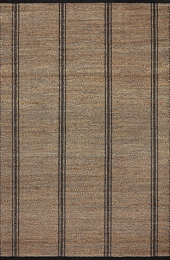 Loloi Angela Rose x Colton Natural/Black 5'-0" x 7'-0" Area Rug | Amazon (US)