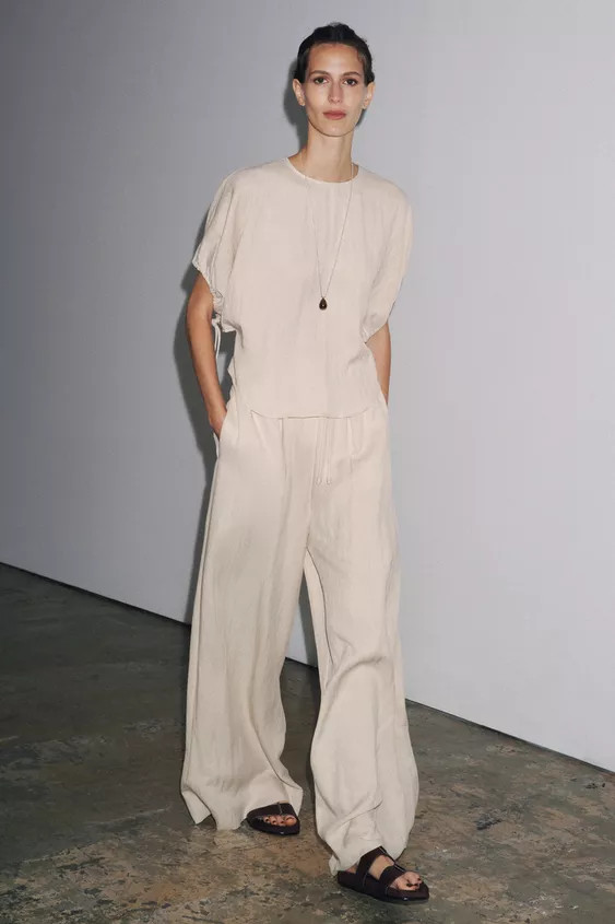 ZW COLLECTION PUFF SLEEVE BLOUSE | Zara UK