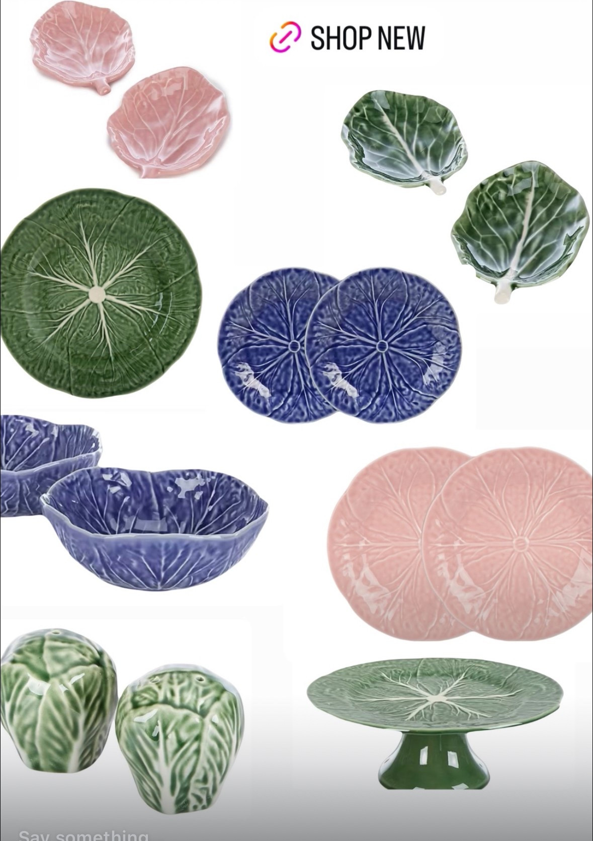 New in the southern living cabbage collection! Cabbageware cabbage plates cabbage bowls blue cabbageware 

#LTKParties #LTKHome #LTKSeasonal