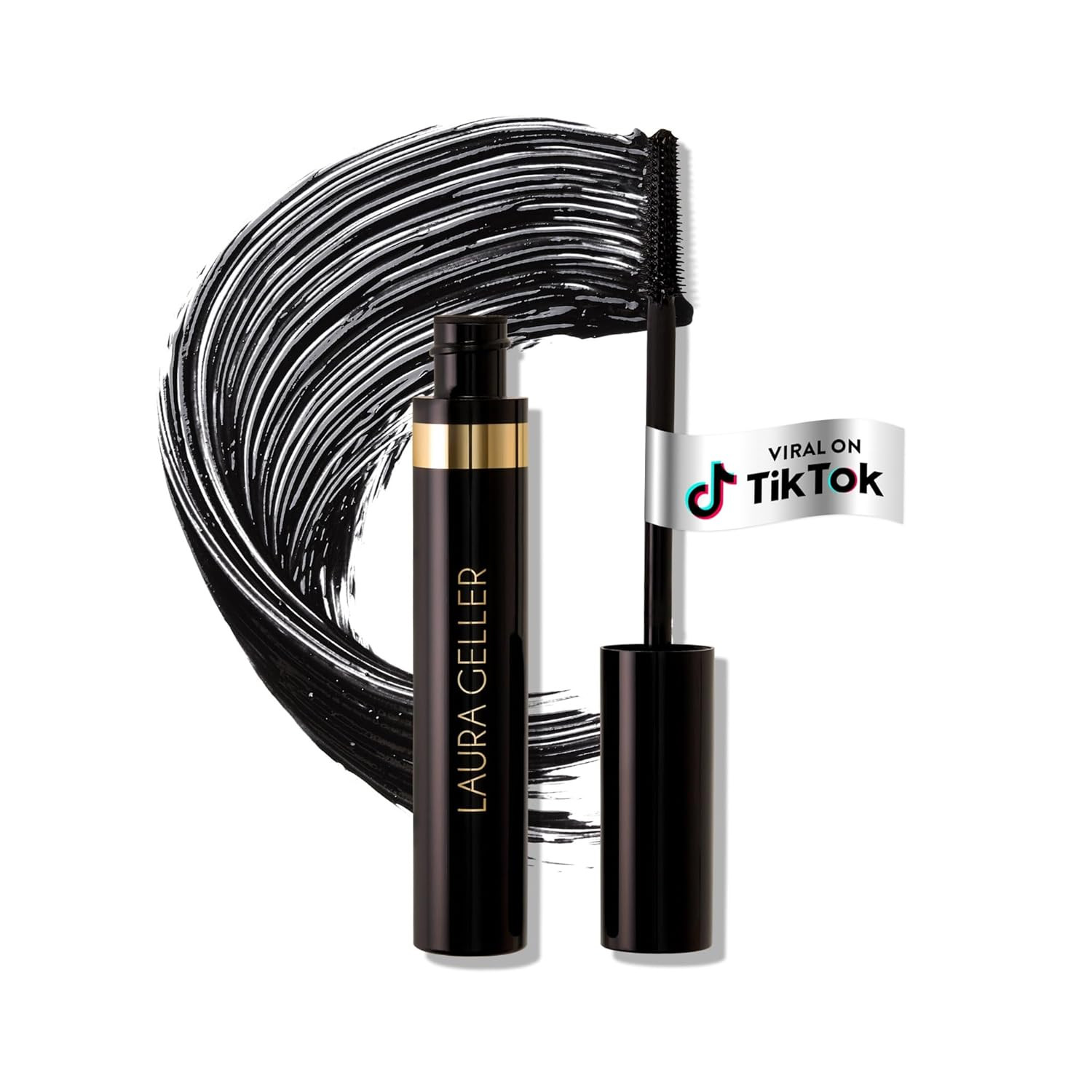 LAURA GELLER NEW YORK Kajal Longwear Mascara - Lengthening, Defining, Curling, Buildable Formula Eye Makeup - Innovative Curling Brush - 1 count | Amazon (US)