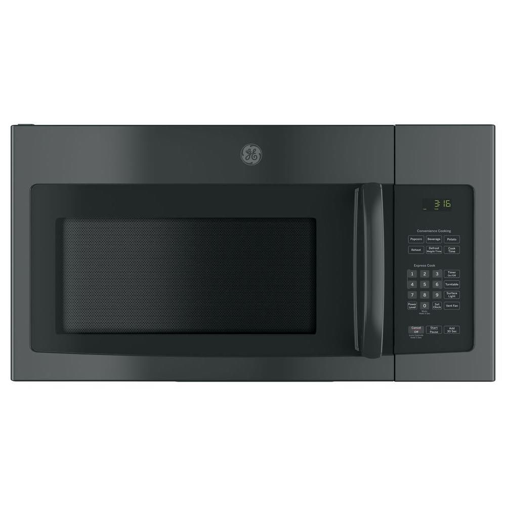 1.6 cu. ft. Over the Range Microwave in Black | The Home Depot