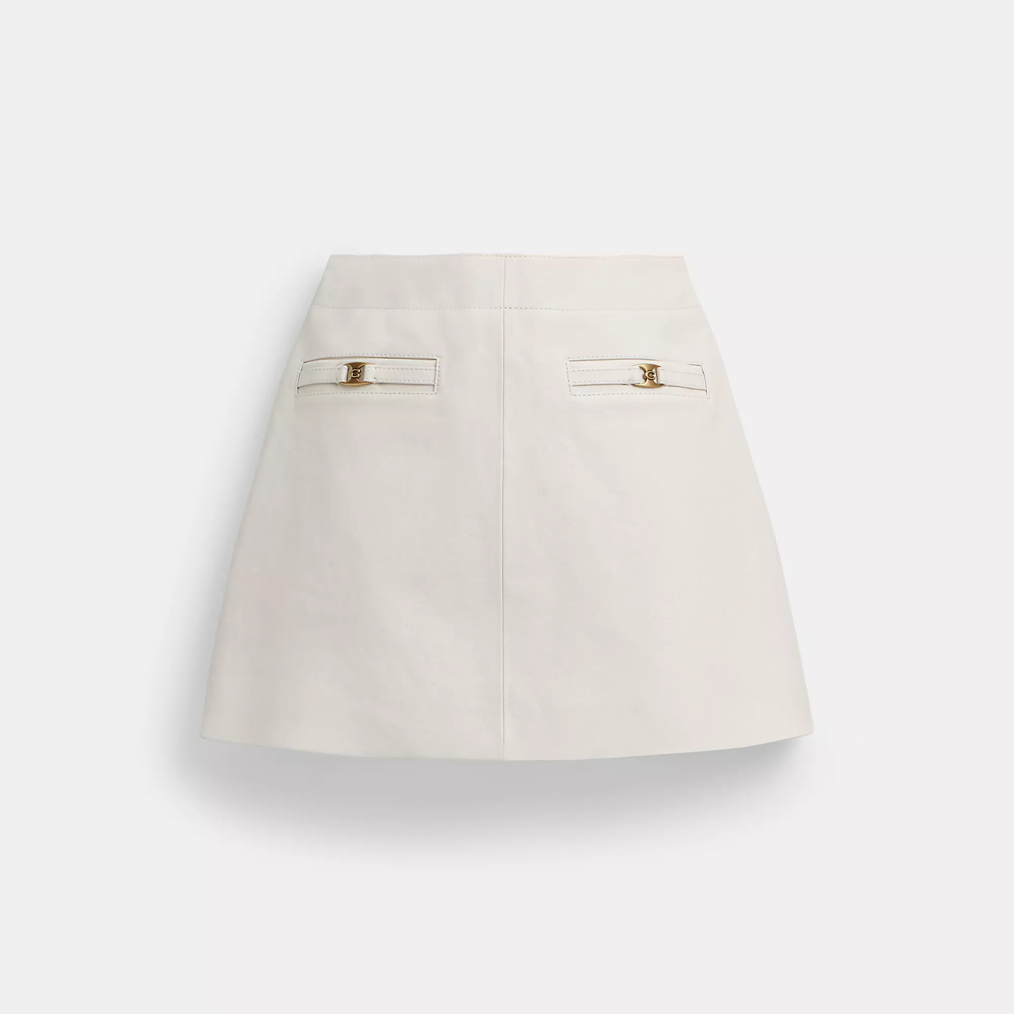 Heritage C Leather Skirt | Coach (US)