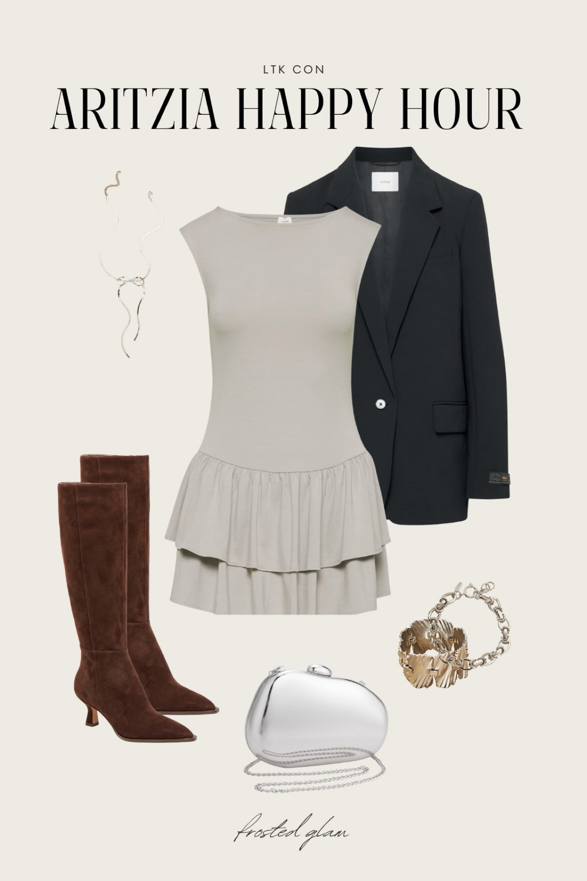 Happy hour outfit for LTKCon 🤎 the bag is old Zara but I linked similar ones!!

#LTKMidsize #LTKCon #LTKStyleTip