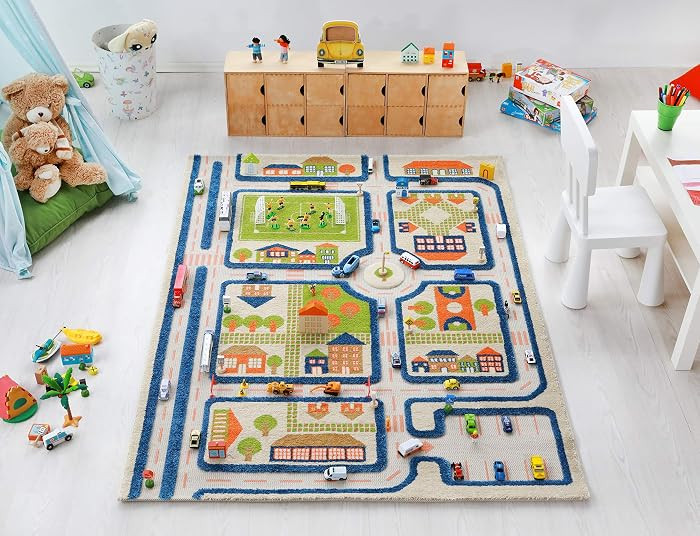 Traffic Collection (Traffic Blue, (Large) 71\u201dL x 52.5\u201dW) | Amazon (US)