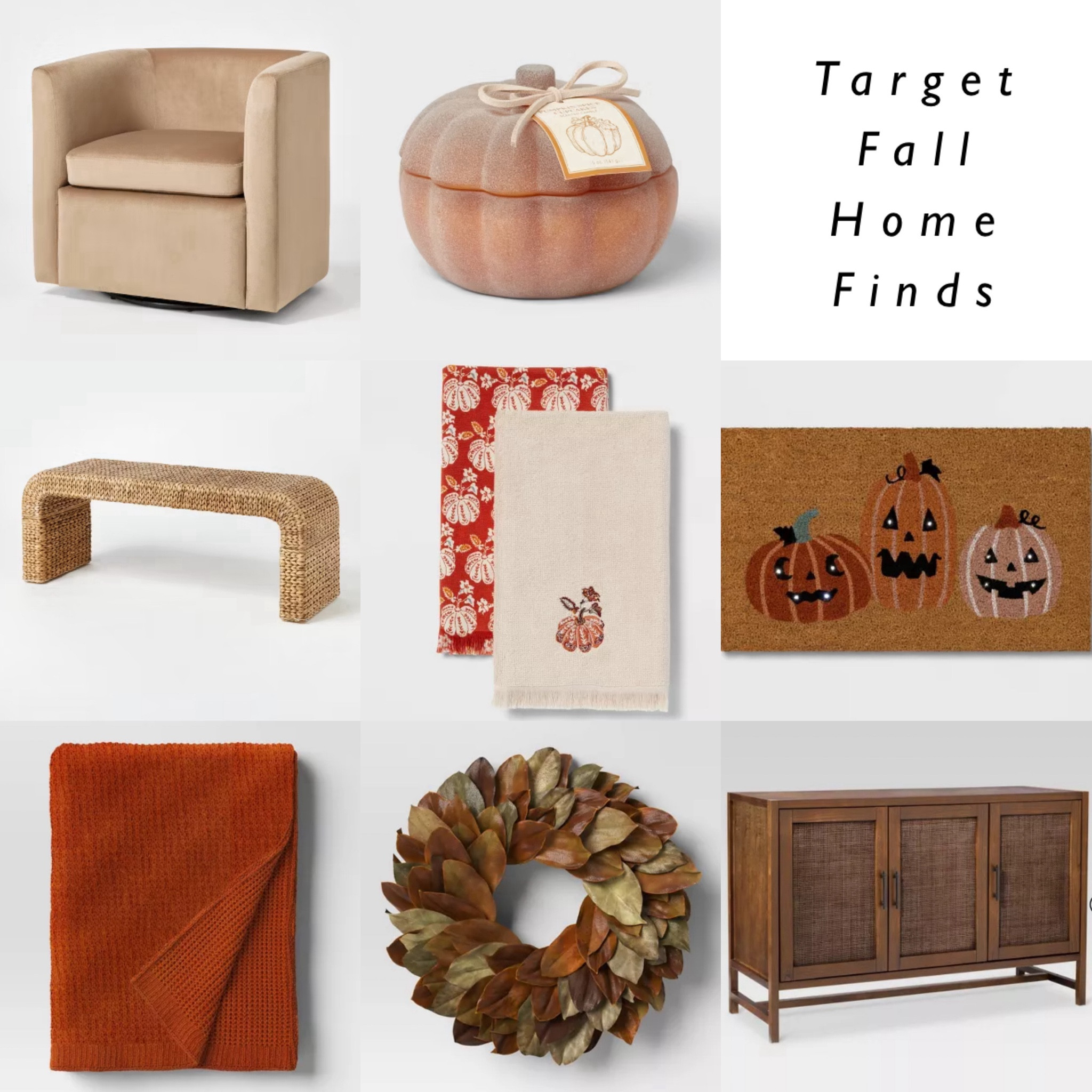 Target
Home
Fall
Finds
Autumn
September
October
November
Trends
Trending
House
Furniture
Decor
Gift
Housewarming
Chair
Swivel Chair
Staging
Candle
Pumpkin
Bench
Entryway
Living Room
Wicker
Towel
Kitchen
Bathroom
Theme
Door Mat
Blanket
Bedding
Bedroom
Apartment
Town Home
Rental
Wreath
Front Porch
Dresser
Entertainment Center
TV Stand
Affordable
Fall Decor
Halloween
Coffee Table

#LTKFallSale #LTKHome #LTKFindsUnder100