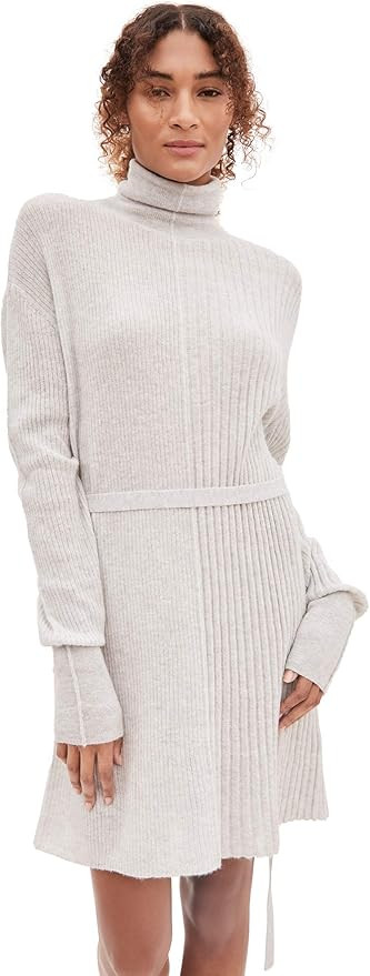 Helmut Lang Women's Strap Turtleneck Alpaca Dress | Amazon (US)