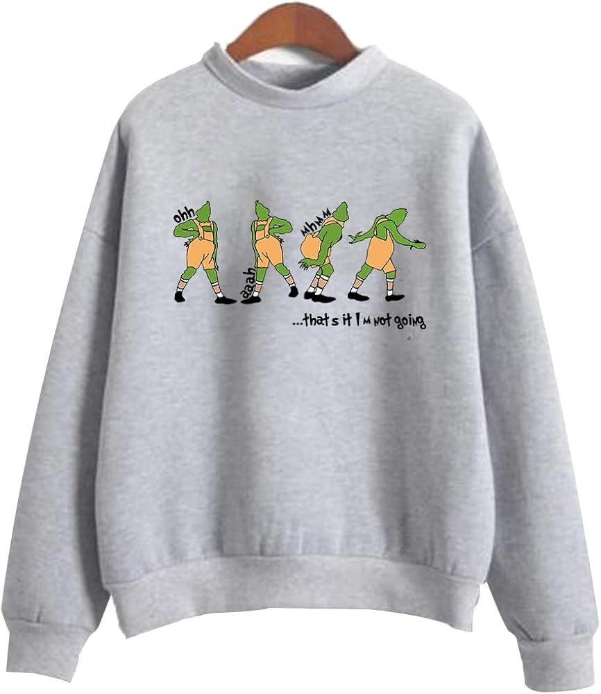 DIOMMELL That's it I'm Not going Hoodies Round Neck Christmas Sweatshirts Gift | Amazon (US)