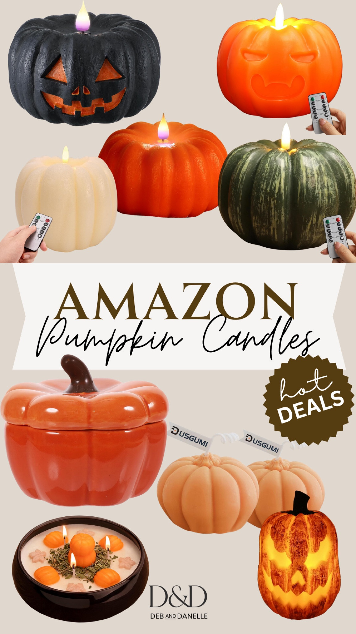 Fall is just arriving and these pumpkin LED candles from Amazon are already going on sale! Grab them now! The great thing about pumpkins is they go with Thanksgiving decor as well so you can leave them out through the end of November. 

#LTKHalloween #LTKSaleAlert #LTKHoliday
