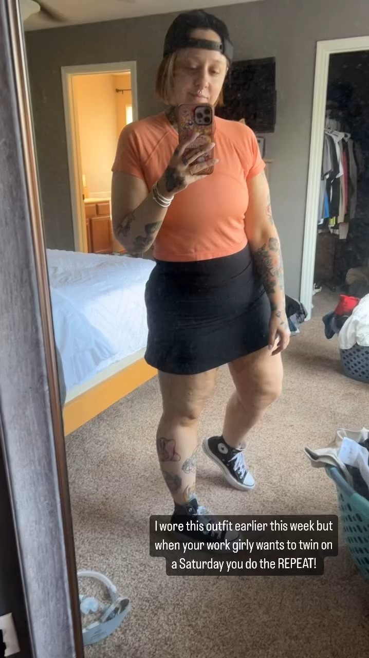 The align skirt is now in the weekly work fit rotation! It’s so stinking soft and easy to style! 

#LTKVideo #LTKstyletip #LTKmidsize