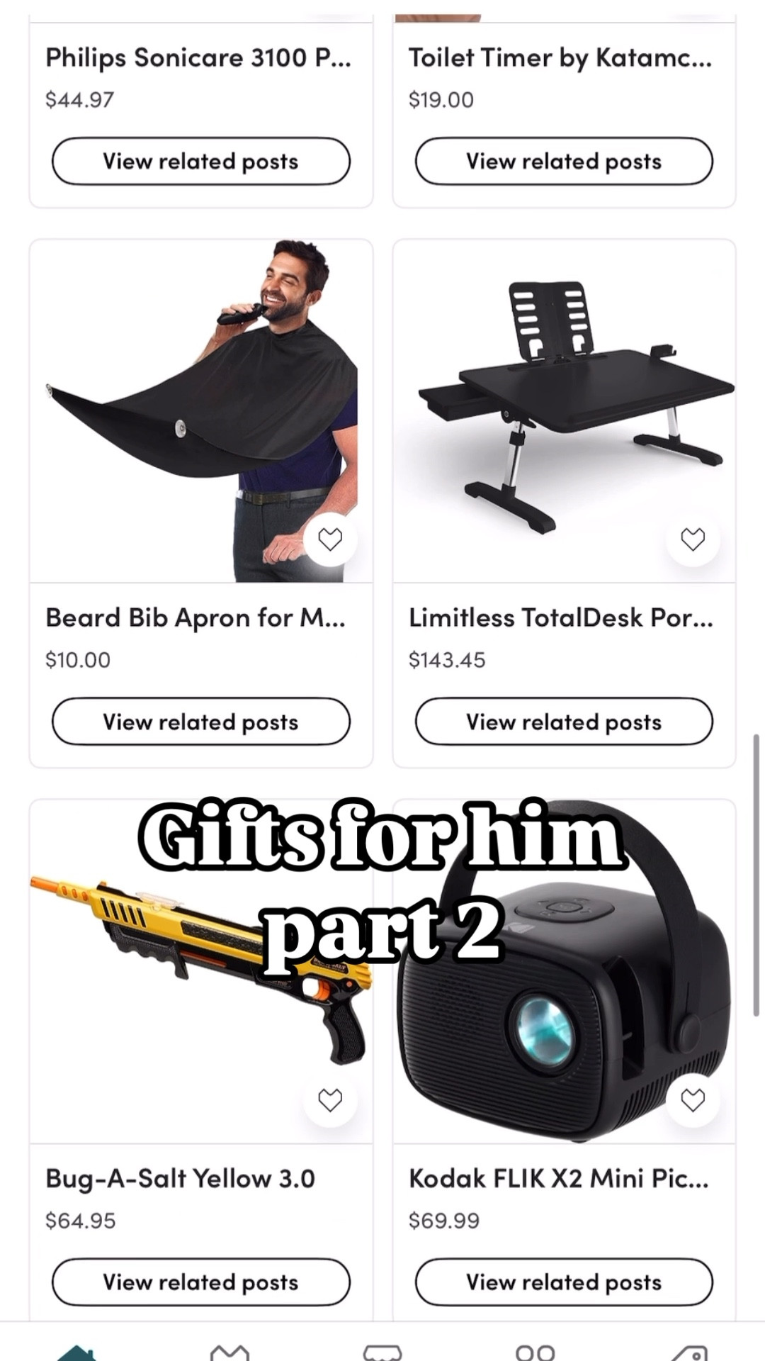 Gifts for him 
Gifts for men



#LTKHoliday #LTKGiftGuide #LTKMens