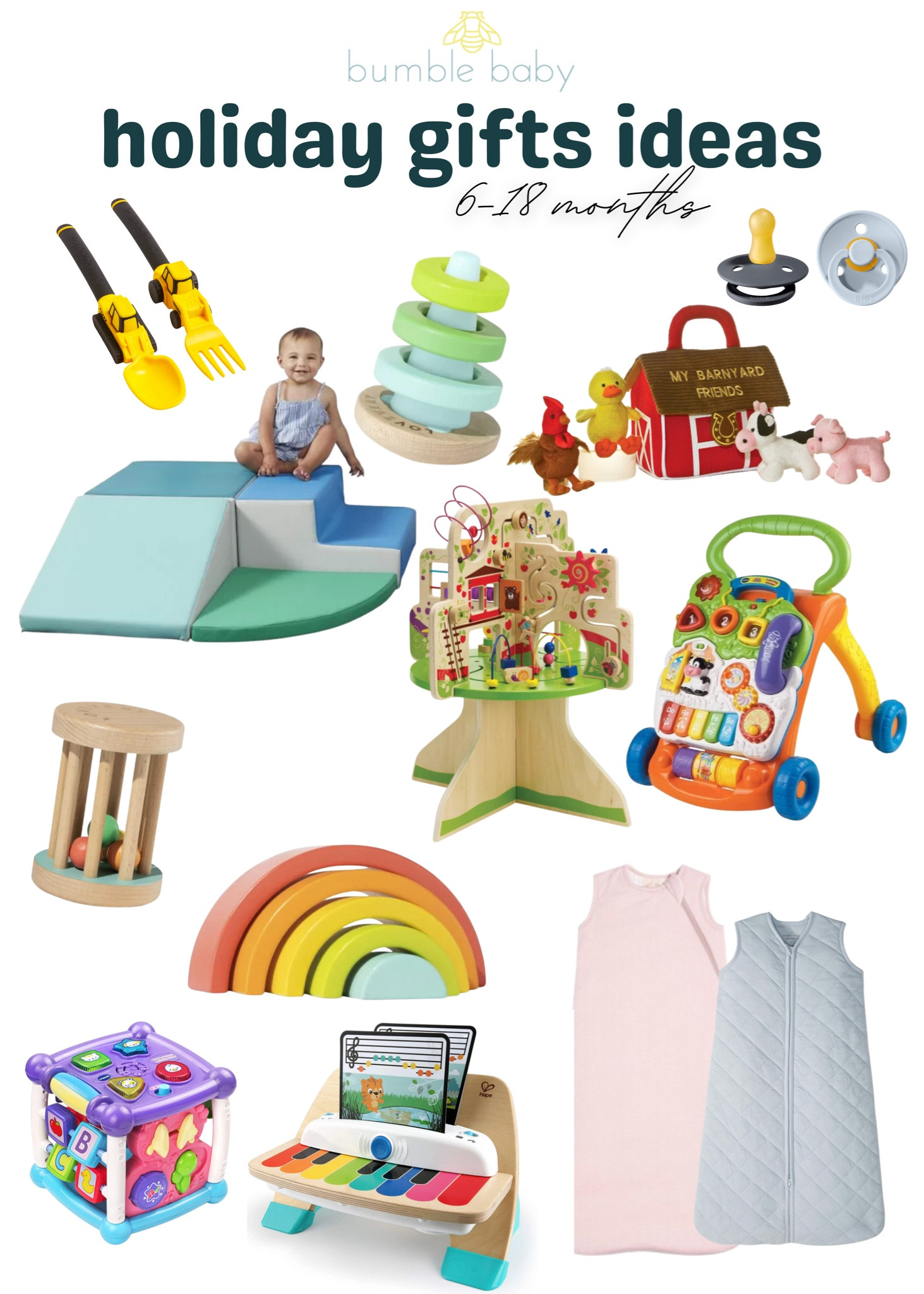 6-18 month gift ideas! Check out our Amazon store front and LTK post for stocking stuffer ideas

#LTKHoliday #LTKGiftGuide