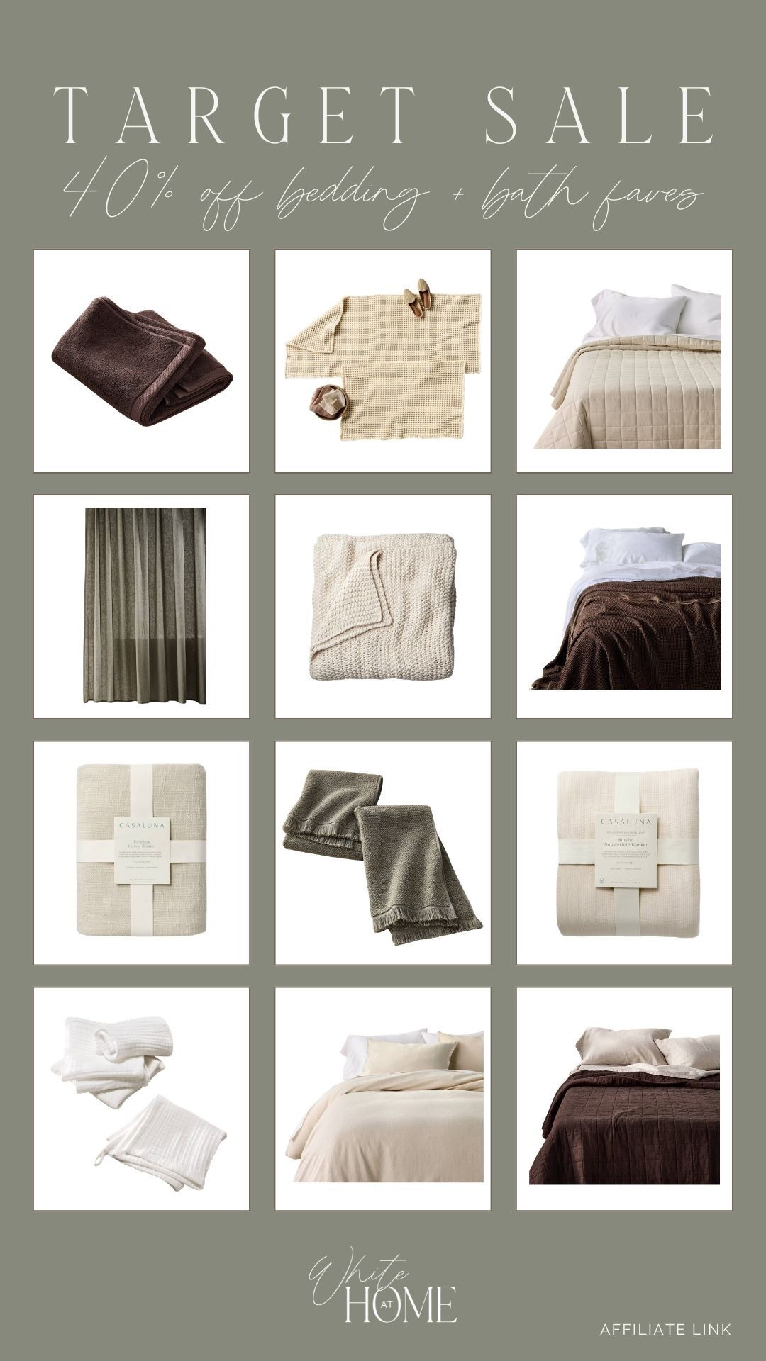 Last chance to save up to 40% off select bedding and bath favorites at Target! Towels, sheets, blankets, bath mat, bathroom accessories, and so much more! 

#LTKSaleAlert #LTKHome