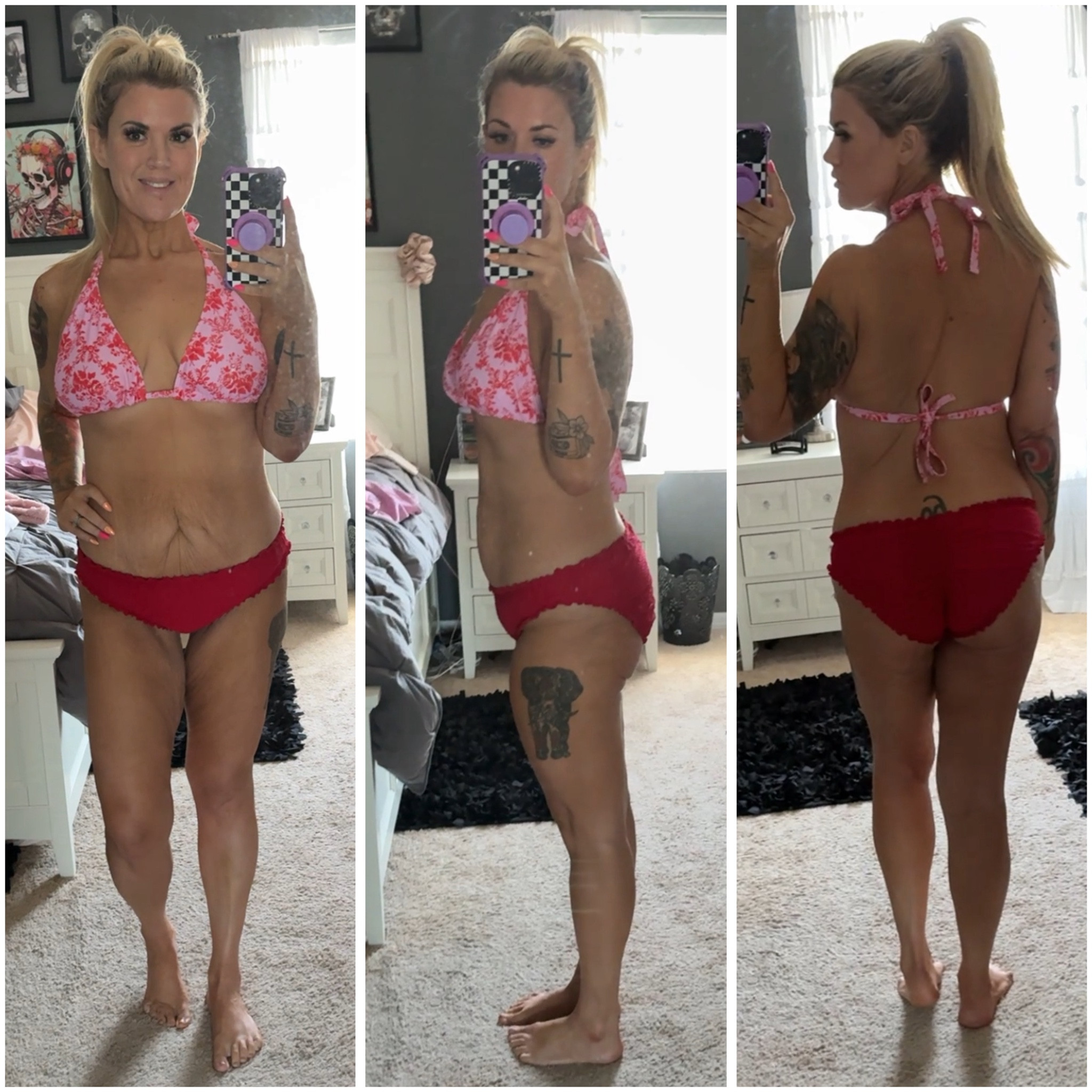 Red bikini mix and match. 

#LTKMidsize #LTKSwim #LTKOver40