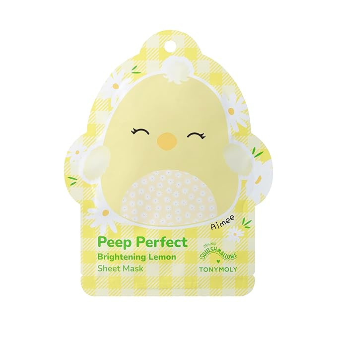 TONYMOLY x Squishmallows Aimee Easter Sheet Mask – Vitamin C & Lemon Brightening Facial Mask fo... | Amazon (US)
