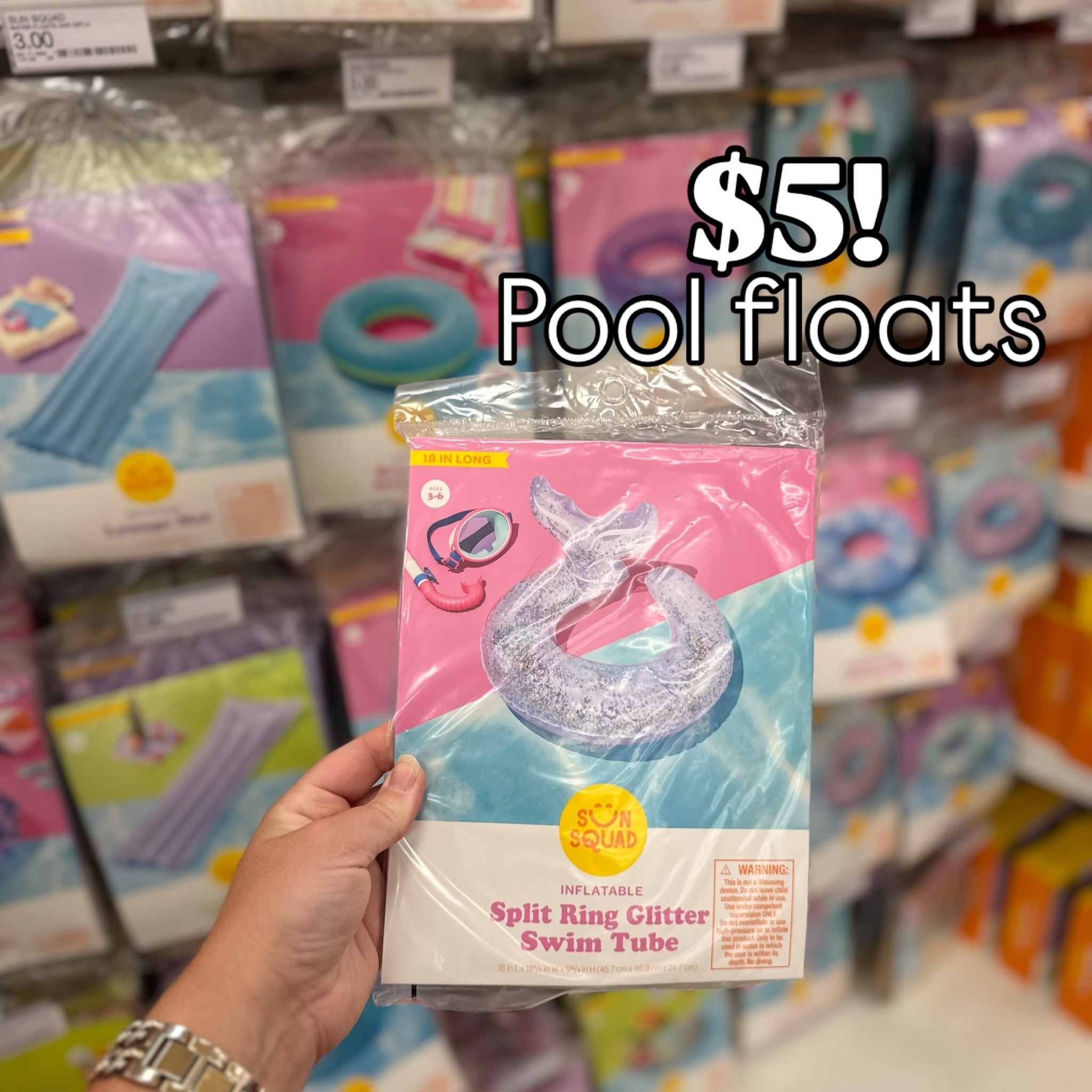 $5 pool floats!