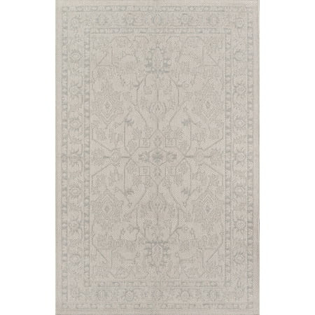 Erin Gates by Momeni Downeast Boothbay Polypropylene Machine Made Grey Indoor Outdoor Rug 9 10 X 13  | Walmart (US)