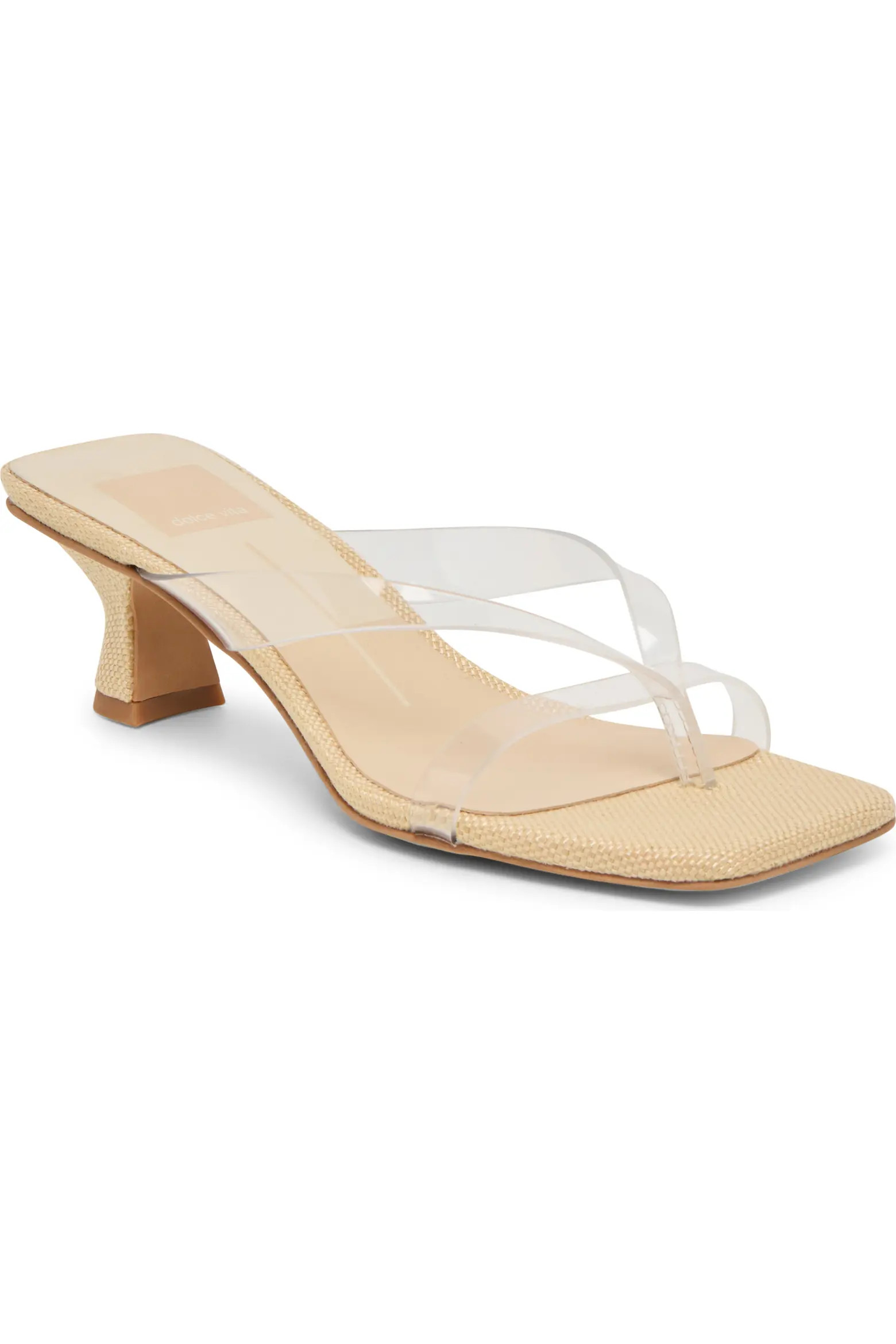 Dolce Vita Brevel Vinyl Translucent Strap Sandal (Women) | Nordstrom | Nordstrom