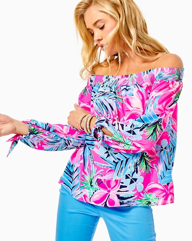 Maryellen Off-The-Shoulder Top | Lilly Pulitzer