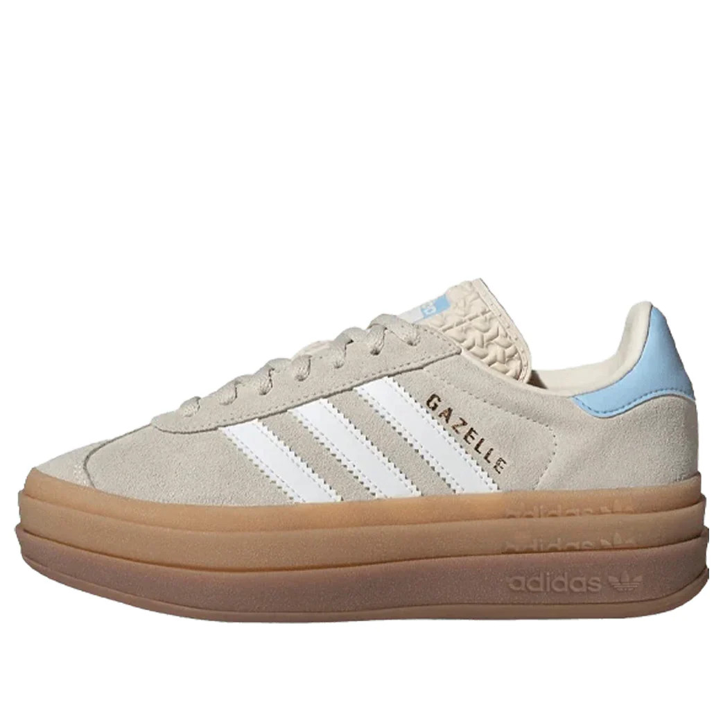 (GS) adidas Gazelle Bold 'Grey Brown White' | KICKS CREW