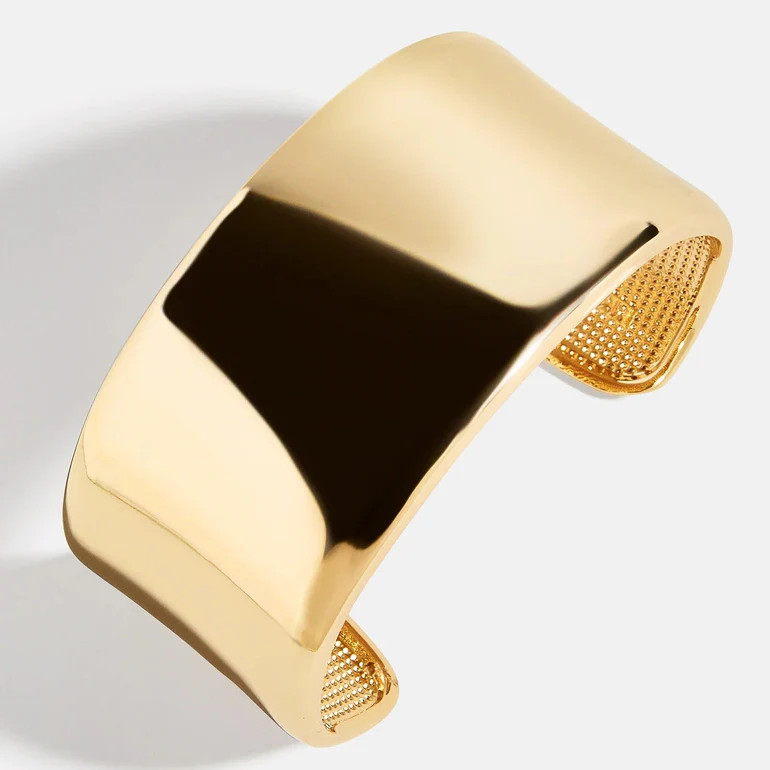 Cleo Classic Thick Cuff - Gold | BaubleBar